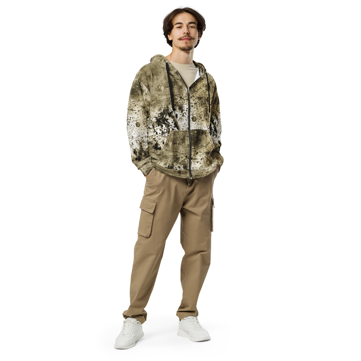 GRUNGE Unisex zip hoodie