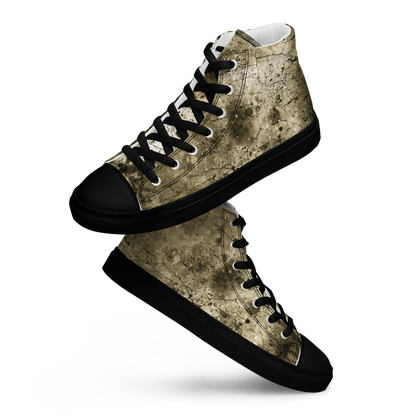 GRUNGE Men’s high top canvas shoes
