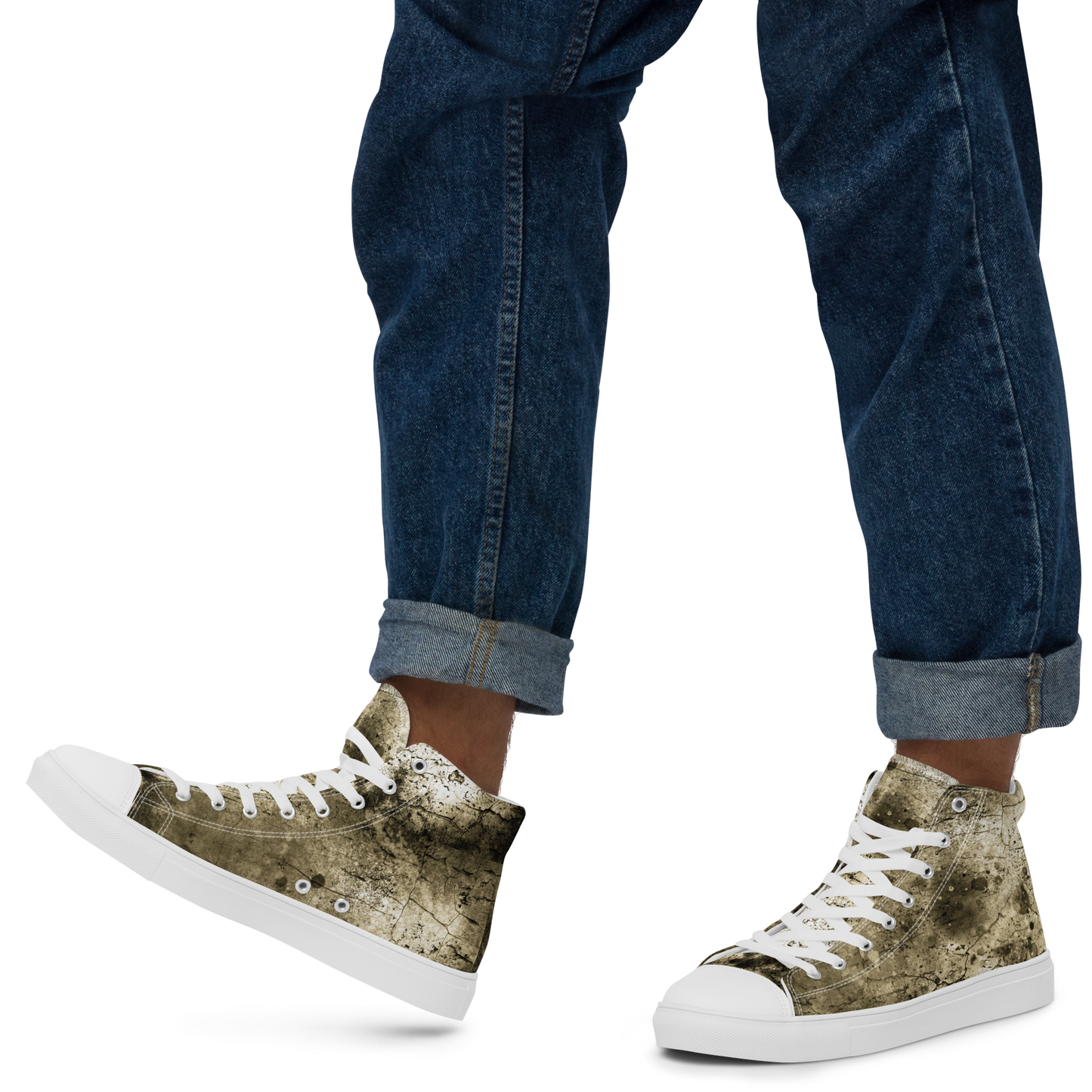 GRUNGE Men’s high top canvas shoes